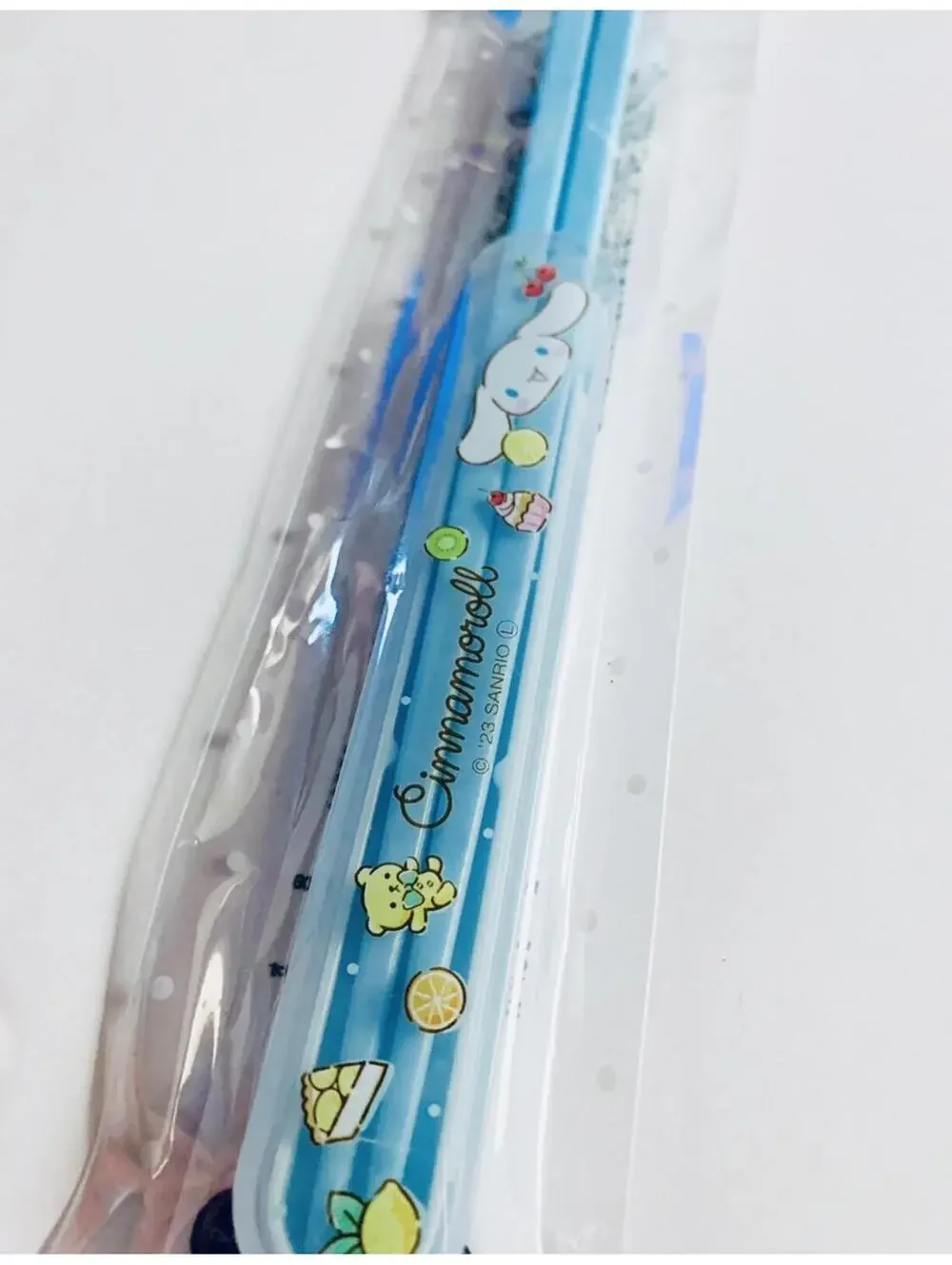 Sanrio Cinnamoroll Chopsticks with Sliding Case 7” Hello Kitty & Friends Kawaii